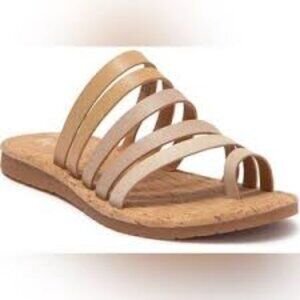 KORKS Women's Shay Comfort Sandal in Tan - Size 6
